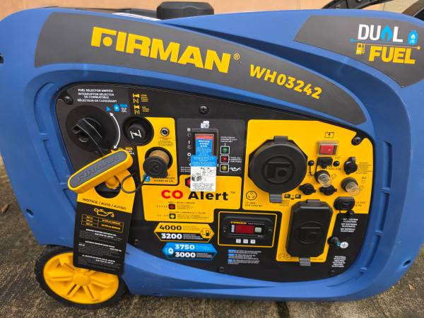“Power Up! Firman 3342 Dual Fuel Generator – Tested & Ready” 1