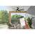 72 in. 8 Blade Smart Indoor/Outdoor Matte Black Ceiling Fan x 3 1 thumbnail