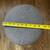 Modern Mini Round Ottoman Stool – Gray Linen & Wood (3 Legs) 6 thumbnail