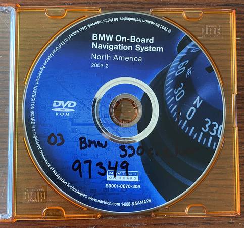 Genuine BMW On-Board Navigation System DVD Disc Version 2003-2 1