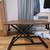 Rustic Wood Standing Desk Converter — Sit/Stand Riser 3 thumbnail
