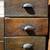 Antique Oak Kitchen Pantry Cabinets with Tiltout Bins Cup Handles 1906 19 thumbnail