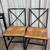 3 Piece Glass & Iron Compact Dining Set IKEA - PERFECT FOR STUDIO 9 thumbnail