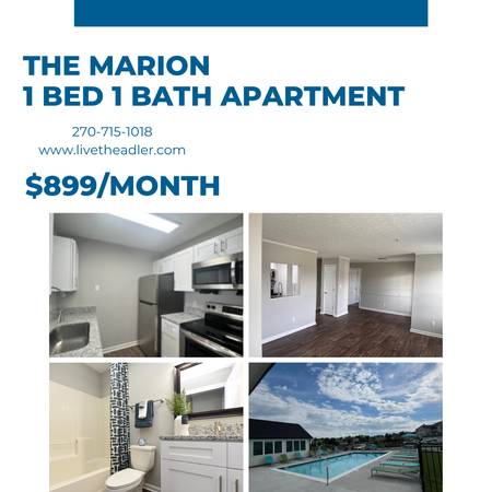 $899 / 1br - 750ft2 - The Marion $899/month - One bedroom apartment at The Adler (Bowling Green)63897515507459120