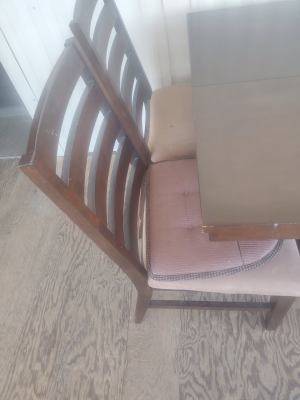 Dining Table w/4 chairs and a leaf - $4063471081168899121