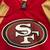 BRAND NEW SAN FRANCISCO 49ERS RED HODDIE (M,L,XL) 2 thumbnail