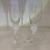 Pair of Beautiful Christian Dior Frosted Rose Crystal Champagne Flutes 1 thumbnail