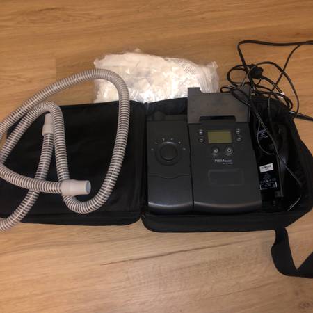 Respironics Remstar M Series Cpap machine Sleep Apnea W/ Case, Tube, Filters etc 1