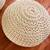 Hand Knitted Stuffed Classic Braid Round Cotton Pouf Ottoman Foot Rest 1 thumbnail
