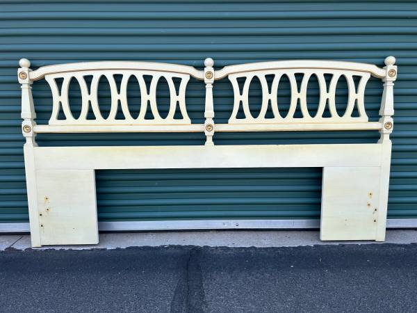 Italian Provincial King Headboard 1