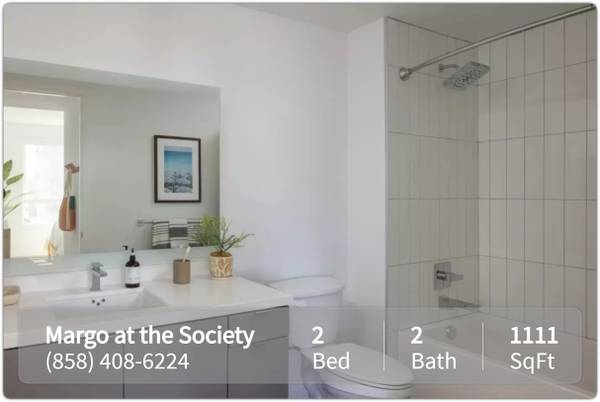 $3,625 / 2br - 1111ft2 - Dreams find their home here: Book our sought-after 2 BR, 2 BA now! (San Diego - Fashion Valley Mall)63865933087745121