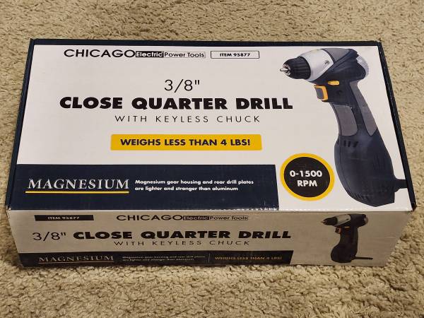 3/8 close quarter drill new in box 1