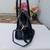 purse faux leather black-red-tan stripes 4 thumbnail