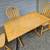 EASTERN Butcher Block TABLE SOLID wood Kitchen (3) AMESBURY Chairs DIN 8 thumbnail
