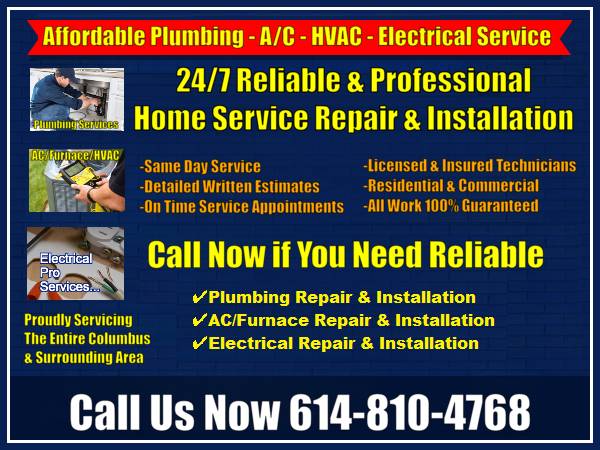 👉 RELIABLE| PLUMBING-HEATING-A/C | REPAIR & INSTALLATION-$SAVE 1