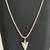 30" Vtg. Sterling Silver Twisted Rope Necklace W/ Sterling Arrowhead 3 thumbnail