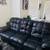 Reclining leather couch 3 thumbnail