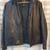 Gap Oiled Leather Bomber Jacket, circa 1998 4 thumbnail