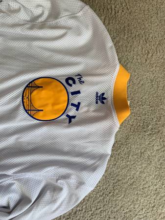 ADIDAS NBA GOLDEN STATE WARRIORS THE CITY MESH JACKET SIZE 2XL - $100 (los gatos)63471438518915123