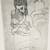 Picasso Mother & Child Sketch Framed 2 thumbnail