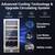 BODEGA 30-Bottle Wine Fridge – Dual Zone – Stainless Steel – $250 OBO 5 thumbnail