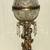 Elegant Regency Moderne Brass Cherub Lamp / Lead Crystal Globe 1 thumbnail