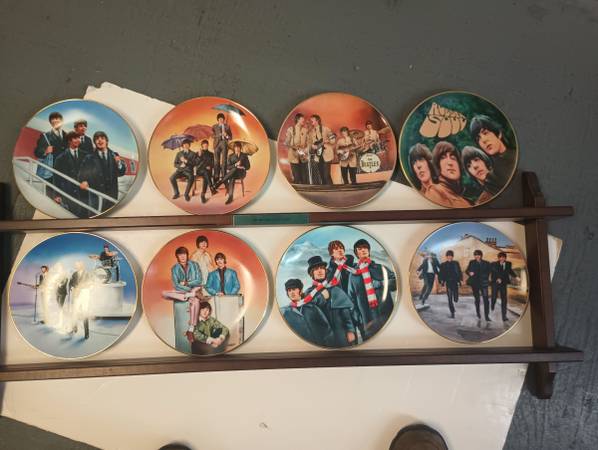 BEATLES  Plates Bradford exchange  14 1