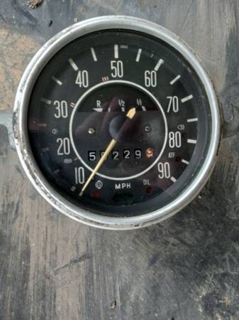 Volkswagen speedometer 1970’s 1