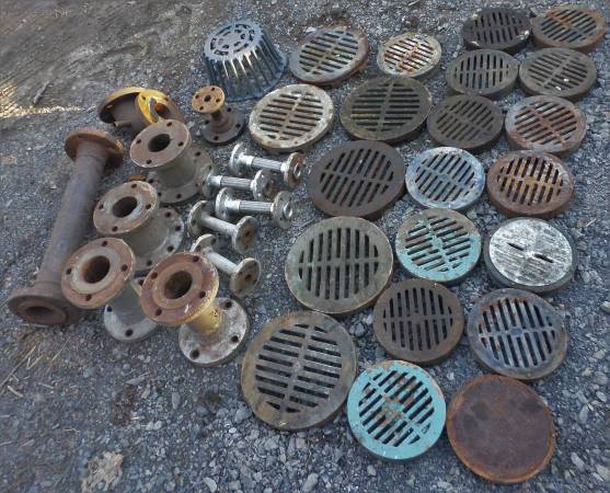 LARGE INDUSTRIAL HIGH PRESSURE FITTINGS / GRATES 1