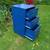 3 Drawer Locker Style End Table/Nightstand 3 thumbnail