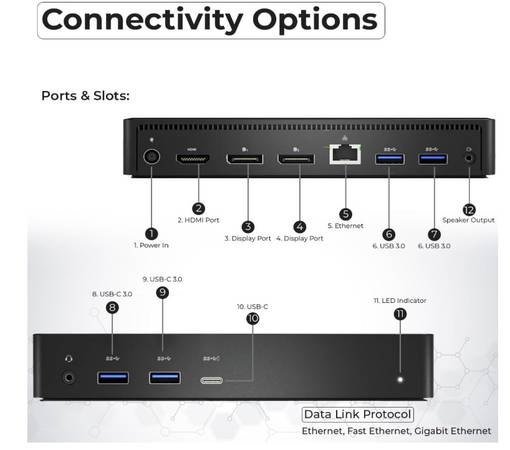 Dell D6000 Docking Station 1