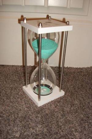 Large Hour Glass sand timer decoration 1