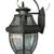 70s Federal Style Exterior Lantern Wall Mount Light Copper Hexagon Gla 1 thumbnail