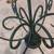 🔥Vintage 6 Light Candle WROUGHT IRON "VERDIGRIS" CHANDELIER 4 thumbnail