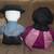 Amish Dolls ~ 2 ~ faceless ~ Bonnet & Hat ~ cloth ~ handmade ~ 20" 2 thumbnail