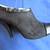 CALVIN KLEIN HIGH HEEL SUEDE BOOTIES w/LEATHER TRIM 8 thumbnail