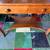 (REDUCED) ANTIQUE OAK LIBRARY TABLE 2 thumbnail