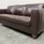 Natuzzi Brown Leather Sofa 7 thumbnail