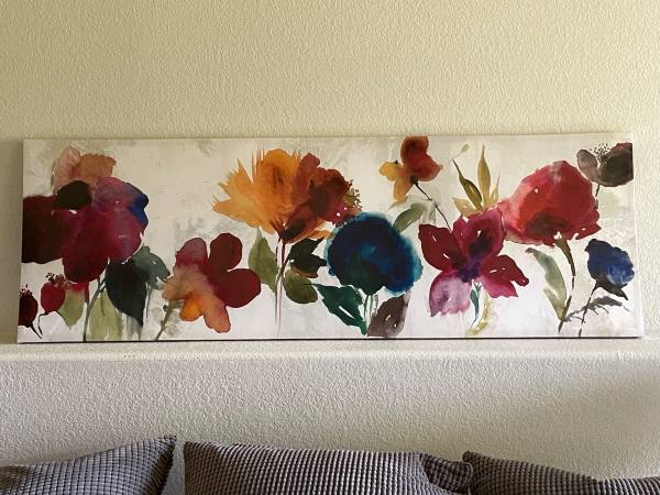 Flowers on Canvas 1