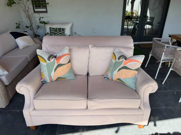 Sofa - Custom Ethan Allen Loveseat Couch 1