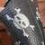Birki's Black Rubber Clogs With Silver Skulls & Crossbones - L4 (35 25) 21 thumbnail