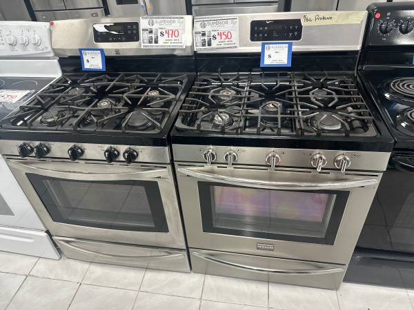 PRE OWNED GAS RANGES IN STOCK 1