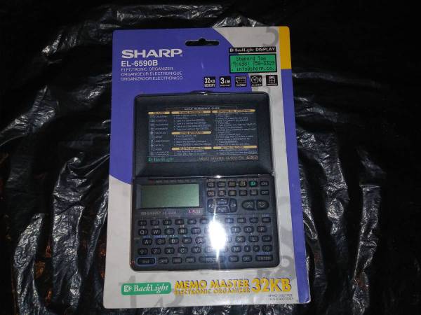 Sharp Vintage 90's Memo Master Electronic Organizer Calculator 1