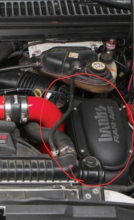 6.0 Powerstroke banks cold air intake 1