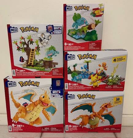 (NEW) Mega Construx Pokemon Building Sets - See listed prices 1