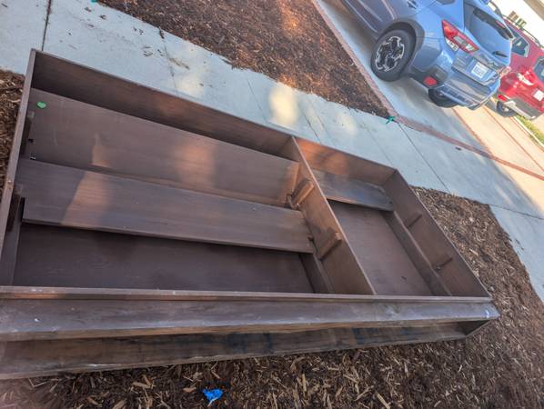 Large double bookshelf 1