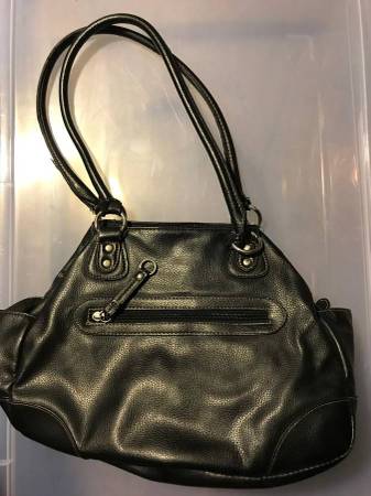 Regal Black Leather Handbag 1
