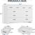 New / Never Assembled: White Dresser for Bedroom with 10 Drawers 2 thumbnail