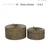 Bronze Round Metal Container With Bird Handle Lid 9 thumbnail