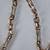 RARE Antique Solid Rose Gold and Platinum Albert Pocket Watch Chain 6 thumbnail